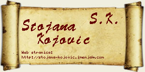 Stojana Kojović vizit kartica